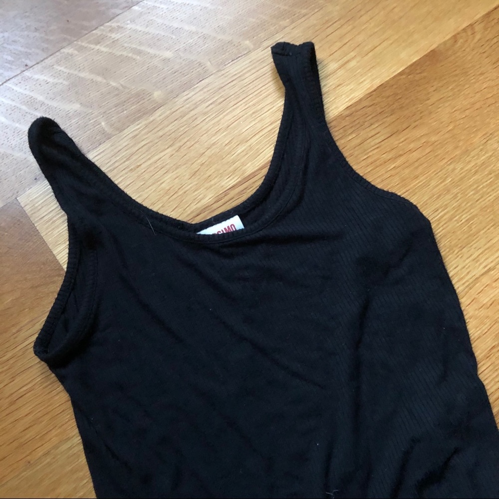 Black Ribbed Bodysuit - Picture 4 of 4